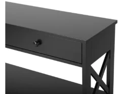 Console Noire MONTGOMERY -Meilleur Meubles Magasin console 16436901