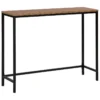 Table Console Imitation Bois Foncé TULIA -Meilleur Meubles Magasin console 16710815