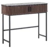 Console Bois Sombre Et Noir JOSE -Meilleur Meubles Magasin console 16710963