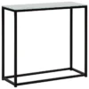 Table Console Imitation Marbre Blanc DELANO -Meilleur Meubles Magasin console 16710979
