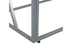 Table Console Argenté En Verre ORLAND -Meilleur Meubles Magasin console 16711005