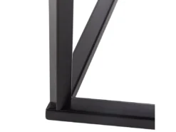 Console Avec Plateau En Verre Effet Marbre Blanc / Noir PERRIN -Meilleur Meubles Magasin console 17468599