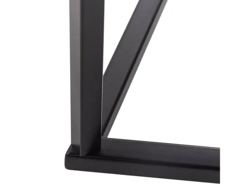 Console Avec Plateau En Verre Effet Marbre Blanc / Noir PERRIN -Meilleur Meubles Magasin console 17468599
