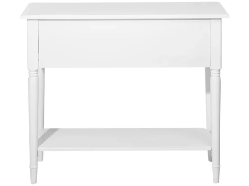 Console Blanche Avec 2 Tiroirs LOWELL -Meilleur Meubles Magasin console 18030895
