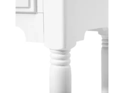 Console Blanche Avec 2 Tiroirs LOWELL -Meilleur Meubles Magasin console 18030897