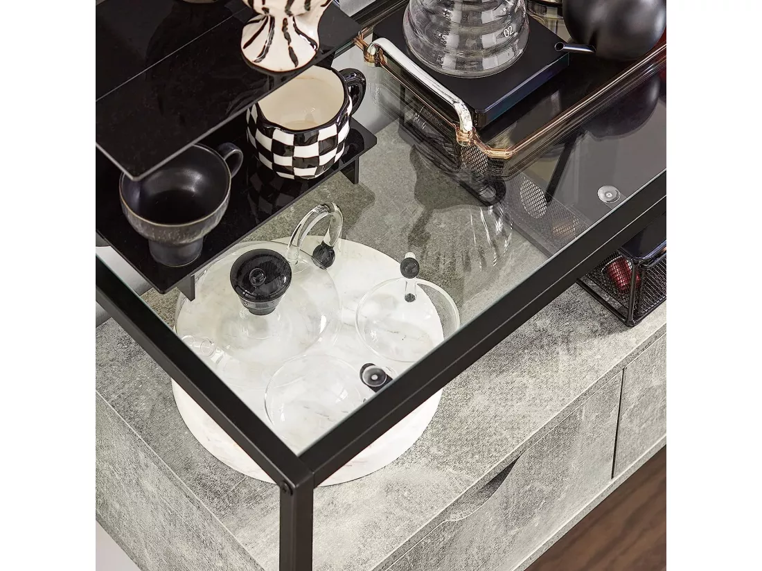 Table Console, Table D’Entrée, Meuble D’Entrée, Bout De Canapé, Table Décorative, FSB54-HG 7 Table Console, Table D’Entrée, Meuble D’Entrée, Bout De Canapé, Table Décorative, FSB54-HG – Image 5