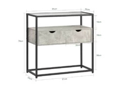 Table Console, Table D’Entrée, Meuble D’Entrée, Bout De Canapé, Table Décorative, FSB54-HG 17 Table Console, Table D’Entrée, Meuble D’Entrée, Bout De Canapé, Table Décorative, FSB54-HG -Meilleur Meubles Magasin console 19406693