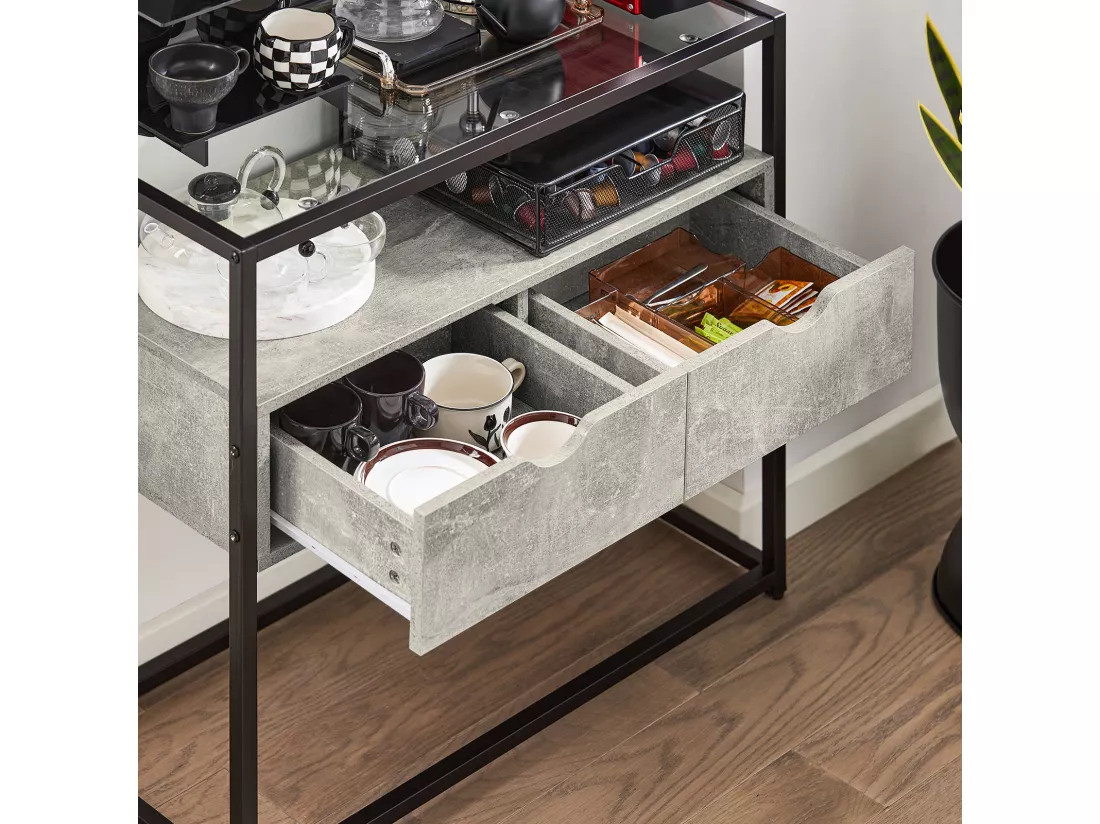 Table Console, Table D’Entrée, Meuble D’Entrée, Bout De Canapé, Table Décorative, FSB54-HG 10 Table Console, Table D’Entrée, Meuble D’Entrée, Bout De Canapé, Table Décorative, FSB54-HG – Image 8