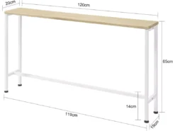 FSB19-Z Table Console Table D'appoint Cadre Et 4 Pieds En Fer -Meilleur Meubles Magasin console 19406775