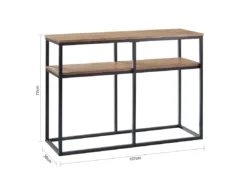 Table Console Bout De Canapé Table D'Appoint Buffet Avec 2 étagères De Rangement, FSB42-Q -Meilleur Meubles Magasin console 19406795