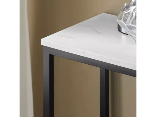 Table Console Table D'Appoint Bout De Canapé Table D’Entrée Effet Marbre Cadre, FSB29-SCH -Meilleur Meubles Magasin console 22961219