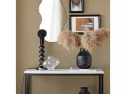 Table Console Table D'Appoint Bout De Canapé Table D’Entrée Effet Marbre Cadre, FSB29-SCH -Meilleur Meubles Magasin console 22961229