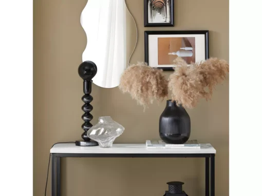 Table Console Table D'Appoint Bout De Canapé Table D’Entrée Effet Marbre Cadre, FSB29-SCH -Meilleur Meubles Magasin console 22961229