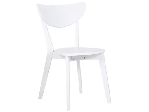 Ensemble De Salle à Manger Blanc 4 Places ROXBY -Meilleur Meubles Magasin ensemble table et chaise 16156713