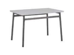 Ensemble De Salle à Manger Gris Clair Et Noir 4 Places VELDEN -Meilleur Meubles Magasin ensemble table et chaise 16612693