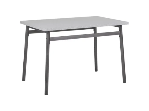 Ensemble De Salle à Manger Gris Clair Et Noir 4 Places VELDEN -Meilleur Meubles Magasin ensemble table et chaise 16612693