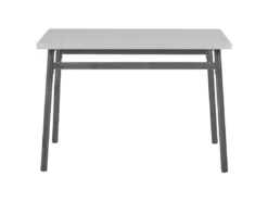 Ensemble De Salle à Manger Gris Clair Et Noir 4 Places VELDEN -Meilleur Meubles Magasin ensemble table et chaise 16612697