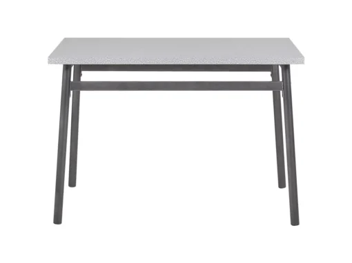 Ensemble De Salle à Manger Gris Clair Et Noir 4 Places VELDEN -Meilleur Meubles Magasin ensemble table et chaise 16612697