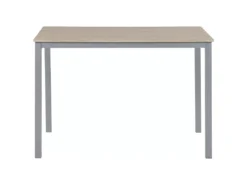 Ensemble De Salle à Manger Effet Bois Clair Et Gris 4 Places BLUMBERG -Meilleur Meubles Magasin ensemble table et chaise 16612789