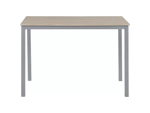 Ensemble De Salle à Manger Effet Bois Clair Et Gris 4 Places BLUMBERG -Meilleur Meubles Magasin ensemble table et chaise 16612789