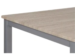 Ensemble De Salle à Manger Effet Bois Clair Et Gris 4 Places BLUMBERG -Meilleur Meubles Magasin ensemble table et chaise 16612791