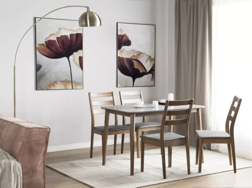 Ensemble De Table Et 4 Chaises 118 X 77 Cm MODESTO -Meilleur Meubles Magasin ensemble table et chaise 16613059