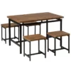 Ensemble Table De Salle à Manger Et 4 Tabourets ARLINGTON -Meilleur Meubles Magasin ensemble table et chaise 16613243