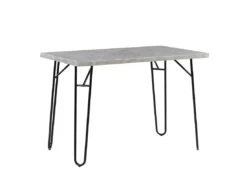 Ensemble De Salle à Manger 4 Places Effet Marbre Gris KEMPTON -Meilleur Meubles Magasin ensemble table et chaise 19479047