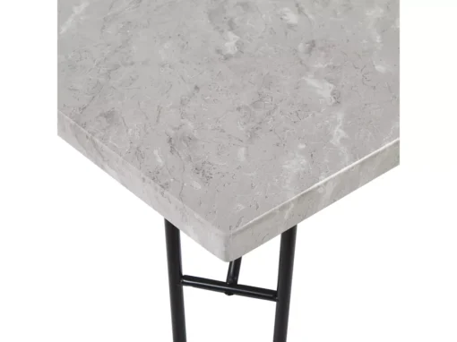 Ensemble De Salle à Manger 4 Places Effet Marbre Gris KEMPTON -Meilleur Meubles Magasin ensemble table et chaise 19479055