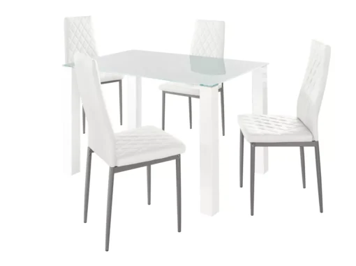 NormaBrooke M Blanc -Meilleur Meubles Magasin ensemble table et chaise 21679015