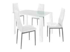 NormaBrooke M Blanc -Meilleur Meubles Magasin ensemble table et chaise 21679025