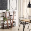 Étagère 5 étages En Bois Foncé ESCALANTE -Meilleur Meubles Magasin etagere 14820873