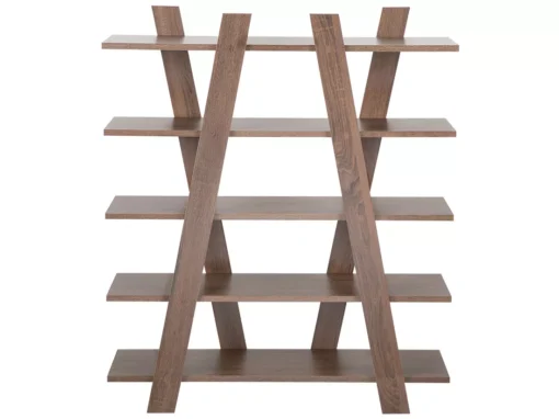 Étagère 5 étages En Bois Foncé ESCALANTE -Meilleur Meubles Magasin etagere 14820879