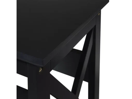 Bibliothèque Noire 4 étages FOSTER -Meilleur Meubles Magasin etagere 16141285