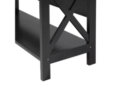 Bibliothèque Noire 4 étages FOSTER -Meilleur Meubles Magasin etagere 16141289