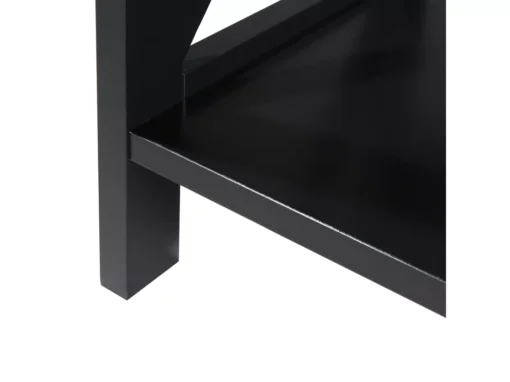Bibliothèque Noire 4 étages FOSTER -Meilleur Meubles Magasin etagere 16141291