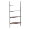 Étagère échelle Effet Bois Foncé / Noir VILSECK -Meilleur Meubles Magasin etagere 16141413