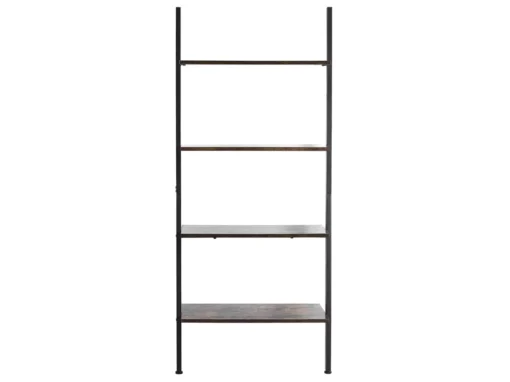 Étagère échelle Effet Bois Foncé / Noir VILSECK -Meilleur Meubles Magasin etagere 16141419