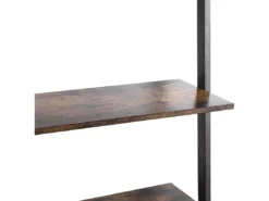 Étagère échelle Effet Bois Foncé / Noir VILSECK -Meilleur Meubles Magasin etagere 16141423