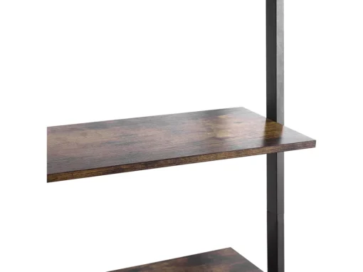 Étagère échelle Effet Bois Foncé / Noir VILSECK -Meilleur Meubles Magasin etagere 16141423