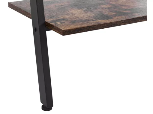 Étagère échelle Effet Bois Foncé / Noir VILSECK -Meilleur Meubles Magasin etagere 16141425