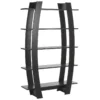 Étagère Noire 5 Niveaux KENER -Meilleur Meubles Magasin etagere 16141921