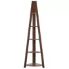 Étagère D'angle 5 Niveaux En Bois Foncé MOBILE SOLO -Meilleur Meubles Magasin etagere 16142091