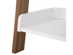 Étagère En échelle 5 Niveaux Bois Foncé Et Blanc MOBILE TRIO -Meilleur Meubles Magasin etagere 16371549