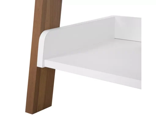 Étagère En échelle 5 Niveaux Bois Foncé Et Blanc MOBILE TRIO -Meilleur Meubles Magasin etagere 16371549