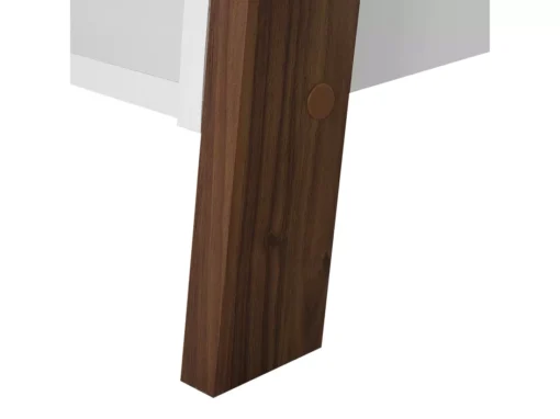 Étagère En échelle 5 Niveaux Bois Foncé Et Blanc MOBILE DUO -Meilleur Meubles Magasin etagere 16371683