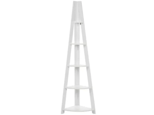 Étagère D'angle 5 Niveaux Blanc MOBILE SOLO -Meilleur Meubles Magasin etagere 16372191