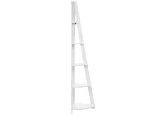 Étagère D'angle 5 Niveaux Blanc MOBILE SOLO -Meilleur Meubles Magasin etagere 16372197