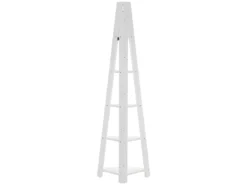 Étagère D'angle 5 Niveaux Blanc MOBILE SOLO -Meilleur Meubles Magasin etagere 16372199