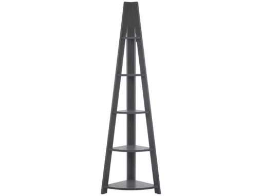 Étagère D'angle 5 Niveaux Gris MOBILE SOLO -Meilleur Meubles Magasin etagere 16372527